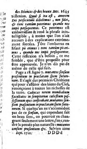 Mémoires pour l'histoire des sciences & des beaux-arts recüeillies par l'ordre de Son Altesse Serenissime Monseigneur Prince souverain de Dombes