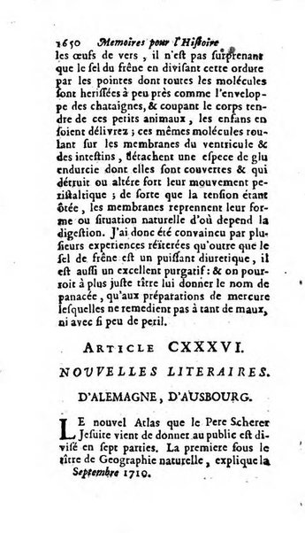 Mémoires pour l'histoire des sciences & des beaux-arts recüeillies par l'ordre de Son Altesse Serenissime Monseigneur Prince souverain de Dombes