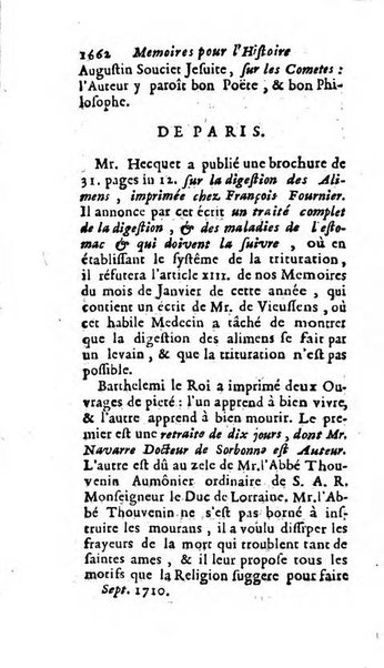 Mémoires pour l'histoire des sciences & des beaux-arts recüeillies par l'ordre de Son Altesse Serenissime Monseigneur Prince souverain de Dombes