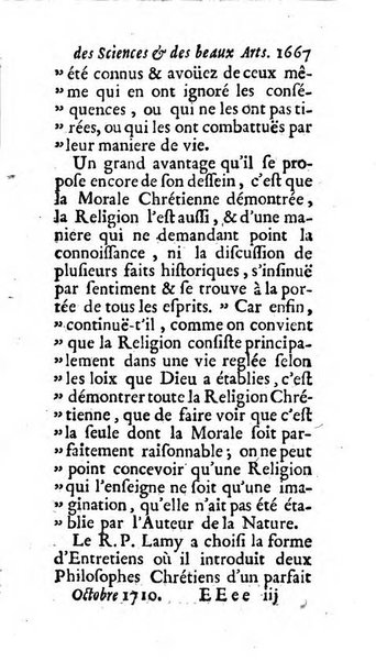 Mémoires pour l'histoire des sciences & des beaux-arts recüeillies par l'ordre de Son Altesse Serenissime Monseigneur Prince souverain de Dombes