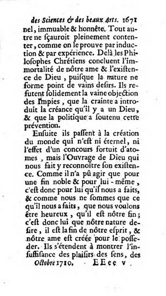 Mémoires pour l'histoire des sciences & des beaux-arts recüeillies par l'ordre de Son Altesse Serenissime Monseigneur Prince souverain de Dombes