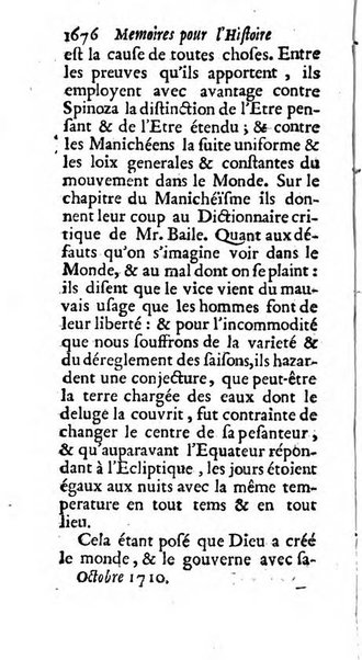 Mémoires pour l'histoire des sciences & des beaux-arts recüeillies par l'ordre de Son Altesse Serenissime Monseigneur Prince souverain de Dombes