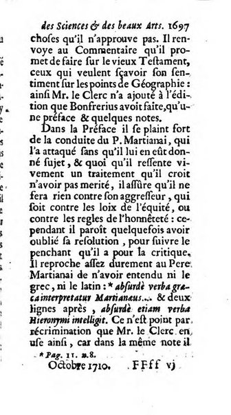 Mémoires pour l'histoire des sciences & des beaux-arts recüeillies par l'ordre de Son Altesse Serenissime Monseigneur Prince souverain de Dombes