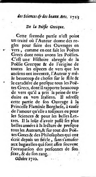 Mémoires pour l'histoire des sciences & des beaux-arts recüeillies par l'ordre de Son Altesse Serenissime Monseigneur Prince souverain de Dombes