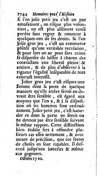 Mémoires pour l'histoire des sciences & des beaux-arts recüeillies par l'ordre de Son Altesse Serenissime Monseigneur Prince souverain de Dombes