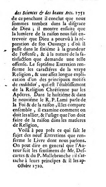 Mémoires pour l'histoire des sciences & des beaux-arts recüeillies par l'ordre de Son Altesse Serenissime Monseigneur Prince souverain de Dombes