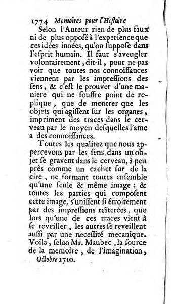 Mémoires pour l'histoire des sciences & des beaux-arts recüeillies par l'ordre de Son Altesse Serenissime Monseigneur Prince souverain de Dombes