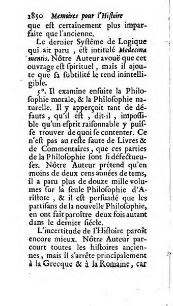 Mémoires pour l'histoire des sciences & des beaux-arts recüeillies par l'ordre de Son Altesse Serenissime Monseigneur Prince souverain de Dombes