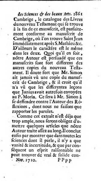 Mémoires pour l'histoire des sciences & des beaux-arts recüeillies par l'ordre de Son Altesse Serenissime Monseigneur Prince souverain de Dombes