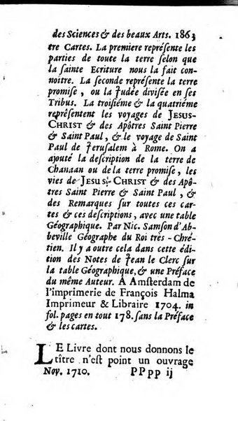 Mémoires pour l'histoire des sciences & des beaux-arts recüeillies par l'ordre de Son Altesse Serenissime Monseigneur Prince souverain de Dombes