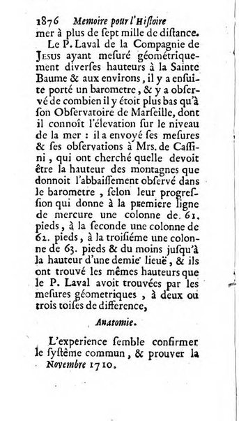 Mémoires pour l'histoire des sciences & des beaux-arts recüeillies par l'ordre de Son Altesse Serenissime Monseigneur Prince souverain de Dombes