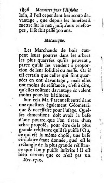 Mémoires pour l'histoire des sciences & des beaux-arts recüeillies par l'ordre de Son Altesse Serenissime Monseigneur Prince souverain de Dombes