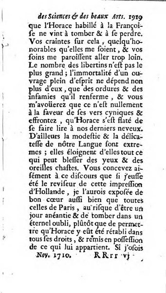 Mémoires pour l'histoire des sciences & des beaux-arts recüeillies par l'ordre de Son Altesse Serenissime Monseigneur Prince souverain de Dombes