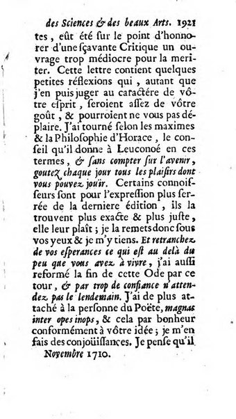 Mémoires pour l'histoire des sciences & des beaux-arts recüeillies par l'ordre de Son Altesse Serenissime Monseigneur Prince souverain de Dombes