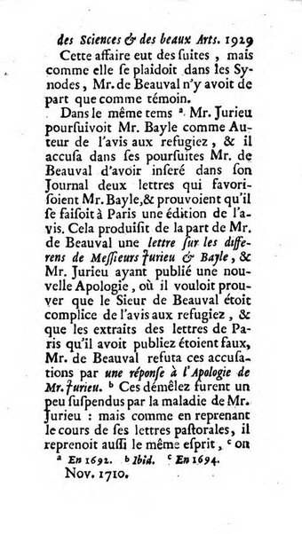 Mémoires pour l'histoire des sciences & des beaux-arts recüeillies par l'ordre de Son Altesse Serenissime Monseigneur Prince souverain de Dombes