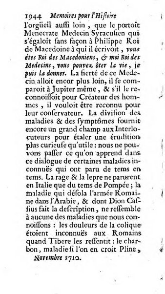 Mémoires pour l'histoire des sciences & des beaux-arts recüeillies par l'ordre de Son Altesse Serenissime Monseigneur Prince souverain de Dombes