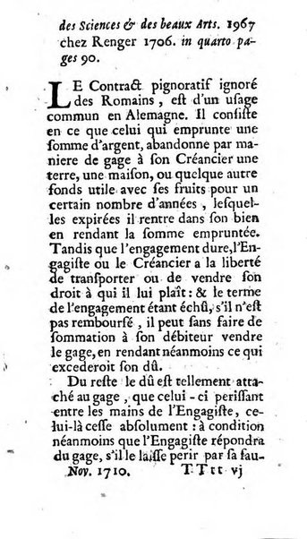 Mémoires pour l'histoire des sciences & des beaux-arts recüeillies par l'ordre de Son Altesse Serenissime Monseigneur Prince souverain de Dombes