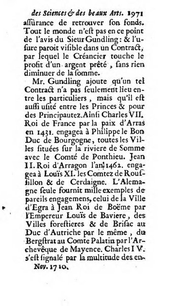 Mémoires pour l'histoire des sciences & des beaux-arts recüeillies par l'ordre de Son Altesse Serenissime Monseigneur Prince souverain de Dombes