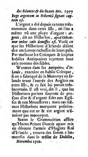 Mémoires pour l'histoire des sciences & des beaux-arts recüeillies par l'ordre de Son Altesse Serenissime Monseigneur Prince souverain de Dombes