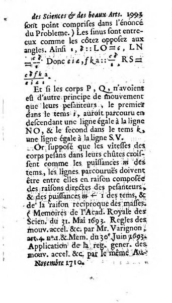 Mémoires pour l'histoire des sciences & des beaux-arts recüeillies par l'ordre de Son Altesse Serenissime Monseigneur Prince souverain de Dombes