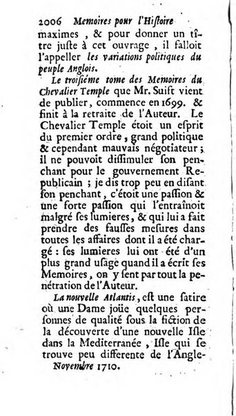 Mémoires pour l'histoire des sciences & des beaux-arts recüeillies par l'ordre de Son Altesse Serenissime Monseigneur Prince souverain de Dombes