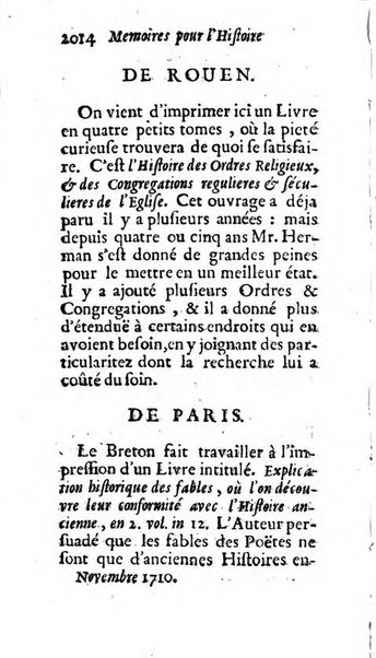 Mémoires pour l'histoire des sciences & des beaux-arts recüeillies par l'ordre de Son Altesse Serenissime Monseigneur Prince souverain de Dombes