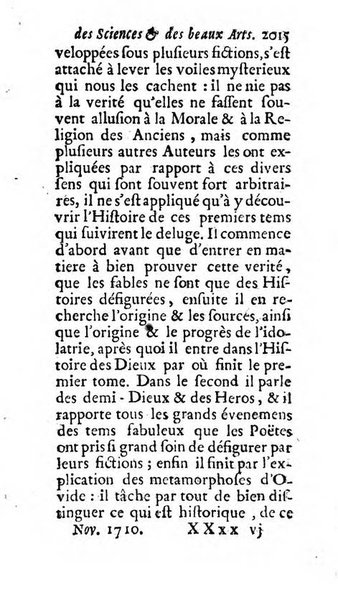 Mémoires pour l'histoire des sciences & des beaux-arts recüeillies par l'ordre de Son Altesse Serenissime Monseigneur Prince souverain de Dombes