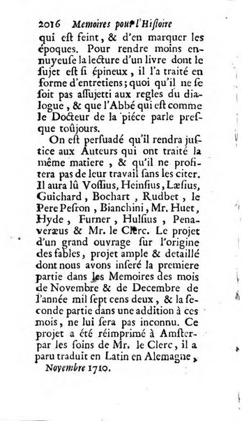 Mémoires pour l'histoire des sciences & des beaux-arts recüeillies par l'ordre de Son Altesse Serenissime Monseigneur Prince souverain de Dombes