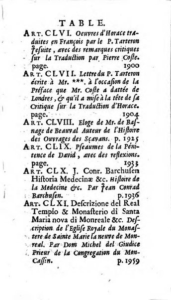 Mémoires pour l'histoire des sciences & des beaux-arts recüeillies par l'ordre de Son Altesse Serenissime Monseigneur Prince souverain de Dombes