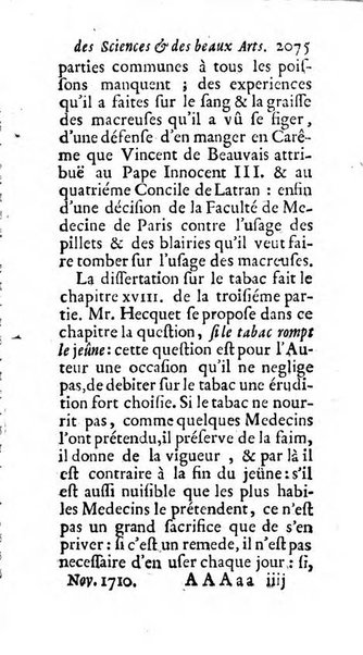 Mémoires pour l'histoire des sciences & des beaux-arts recüeillies par l'ordre de Son Altesse Serenissime Monseigneur Prince souverain de Dombes