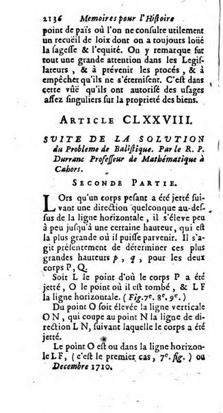 Mémoires pour l'histoire des sciences & des beaux-arts recüeillies par l'ordre de Son Altesse Serenissime Monseigneur Prince souverain de Dombes