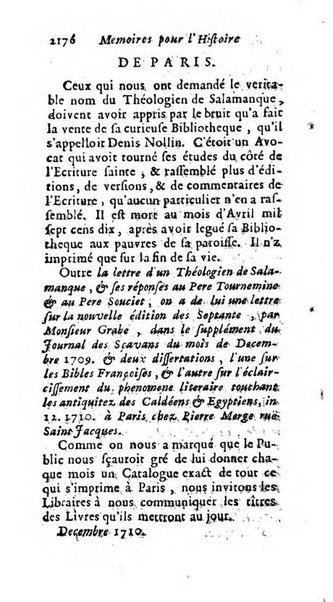 Mémoires pour l'histoire des sciences & des beaux-arts recüeillies par l'ordre de Son Altesse Serenissime Monseigneur Prince souverain de Dombes