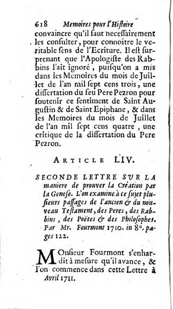 Mémoires pour l'histoire des sciences & des beaux-arts recüeillies par l'ordre de Son Altesse Serenissime Monseigneur Prince souverain de Dombes