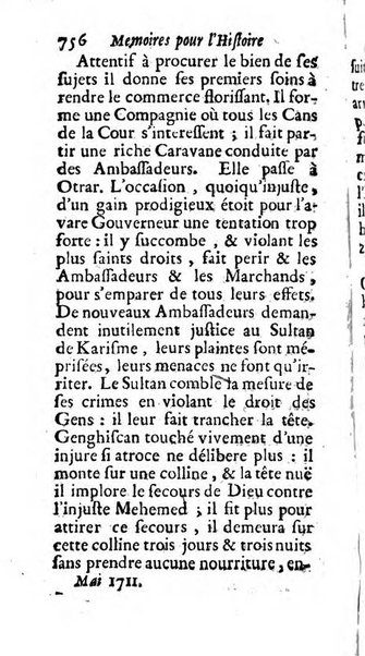 Mémoires pour l'histoire des sciences & des beaux-arts recüeillies par l'ordre de Son Altesse Serenissime Monseigneur Prince souverain de Dombes