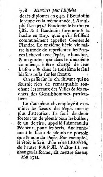 Mémoires pour l'histoire des sciences & des beaux-arts recüeillies par l'ordre de Son Altesse Serenissime Monseigneur Prince souverain de Dombes