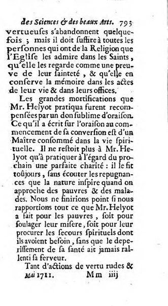 Mémoires pour l'histoire des sciences & des beaux-arts recüeillies par l'ordre de Son Altesse Serenissime Monseigneur Prince souverain de Dombes