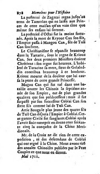 Mémoires pour l'histoire des sciences & des beaux-arts recüeillies par l'ordre de Son Altesse Serenissime Monseigneur Prince souverain de Dombes