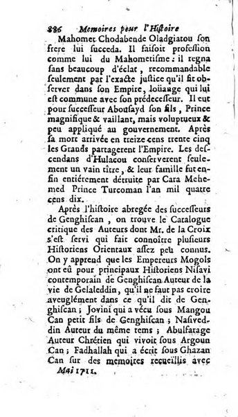 Mémoires pour l'histoire des sciences & des beaux-arts recüeillies par l'ordre de Son Altesse Serenissime Monseigneur Prince souverain de Dombes