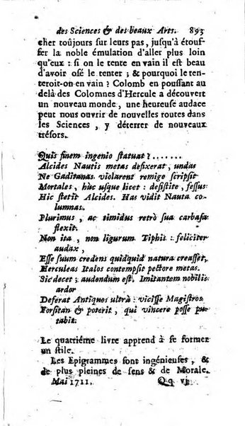 Mémoires pour l'histoire des sciences & des beaux-arts recüeillies par l'ordre de Son Altesse Serenissime Monseigneur Prince souverain de Dombes