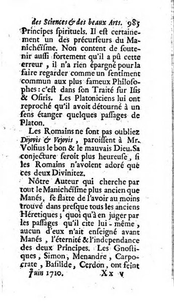 Mémoires pour l'histoire des sciences & des beaux-arts recüeillies par l'ordre de Son Altesse Serenissime Monseigneur Prince souverain de Dombes