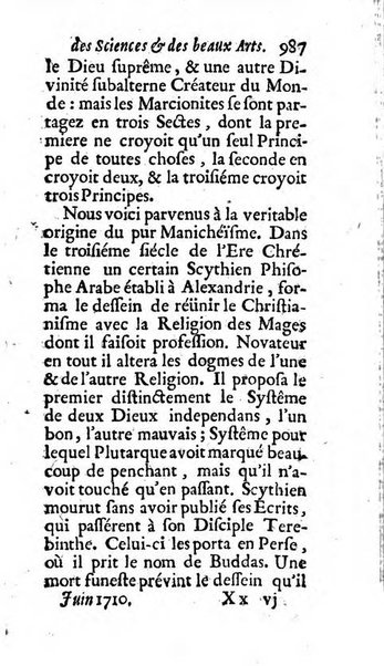 Mémoires pour l'histoire des sciences & des beaux-arts recüeillies par l'ordre de Son Altesse Serenissime Monseigneur Prince souverain de Dombes