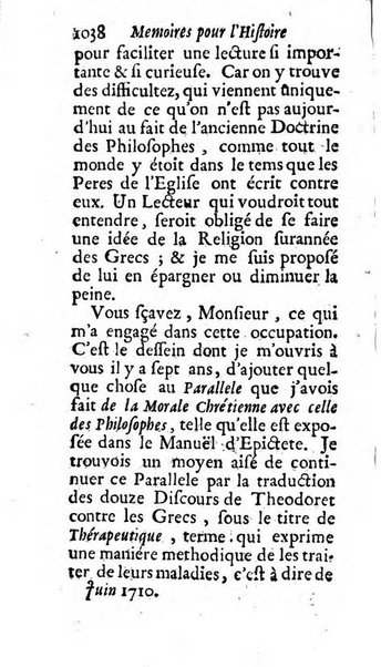 Mémoires pour l'histoire des sciences & des beaux-arts recüeillies par l'ordre de Son Altesse Serenissime Monseigneur Prince souverain de Dombes