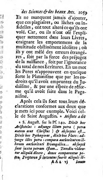 Mémoires pour l'histoire des sciences & des beaux-arts recüeillies par l'ordre de Son Altesse Serenissime Monseigneur Prince souverain de Dombes