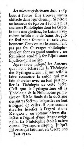 Mémoires pour l'histoire des sciences & des beaux-arts recüeillies par l'ordre de Son Altesse Serenissime Monseigneur Prince souverain de Dombes