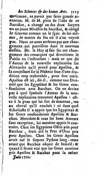 Mémoires pour l'histoire des sciences & des beaux-arts recüeillies par l'ordre de Son Altesse Serenissime Monseigneur Prince souverain de Dombes