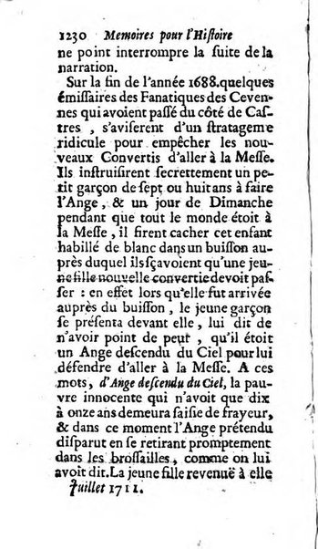 Mémoires pour l'histoire des sciences & des beaux-arts recüeillies par l'ordre de Son Altesse Serenissime Monseigneur Prince souverain de Dombes