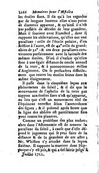 Mémoires pour l'histoire des sciences & des beaux-arts recüeillies par l'ordre de Son Altesse Serenissime Monseigneur Prince souverain de Dombes