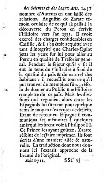 Mémoires pour l'histoire des sciences & des beaux-arts recüeillies par l'ordre de Son Altesse Serenissime Monseigneur Prince souverain de Dombes