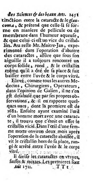 Mémoires pour l'histoire des sciences & des beaux-arts recüeillies par l'ordre de Son Altesse Serenissime Monseigneur Prince souverain de Dombes