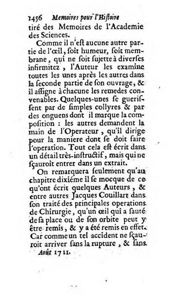 Mémoires pour l'histoire des sciences & des beaux-arts recüeillies par l'ordre de Son Altesse Serenissime Monseigneur Prince souverain de Dombes